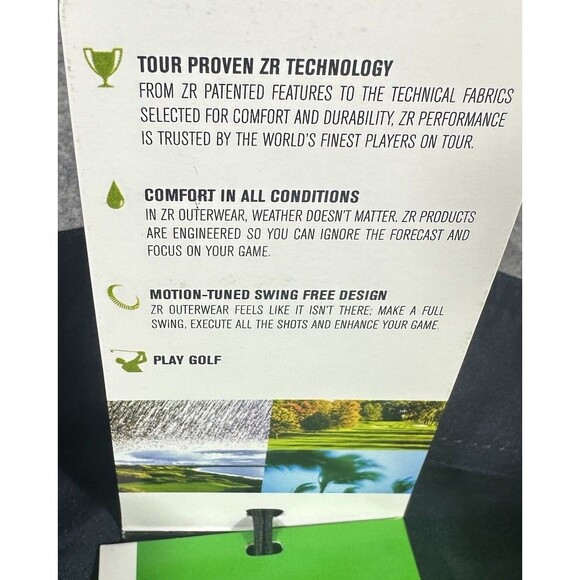 Zero Restriction Lightweight Windshirt Men’s M Golf Blue 1/4 Snap Jacket READ - Picture 10 of 13